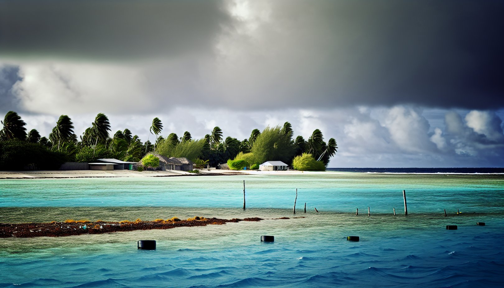 Historisk: Klimaflyktninger fra Tuvalu har ankommet Australia