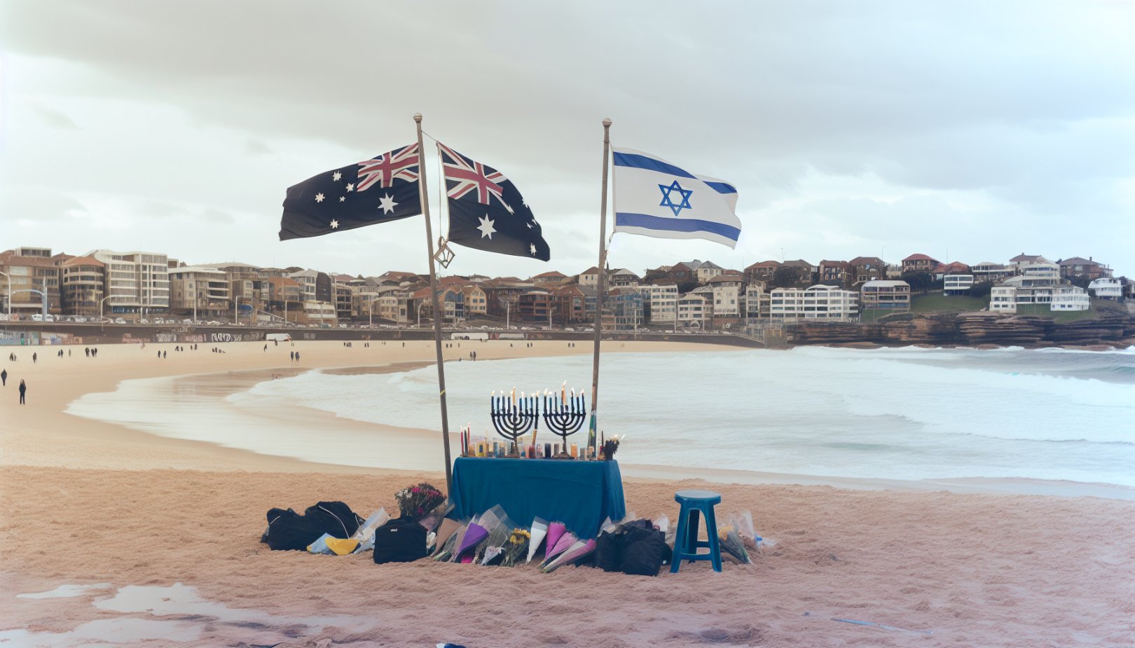 Blodig terrorangrep på Bondi Beach: 16 drept under hanukka-feiring