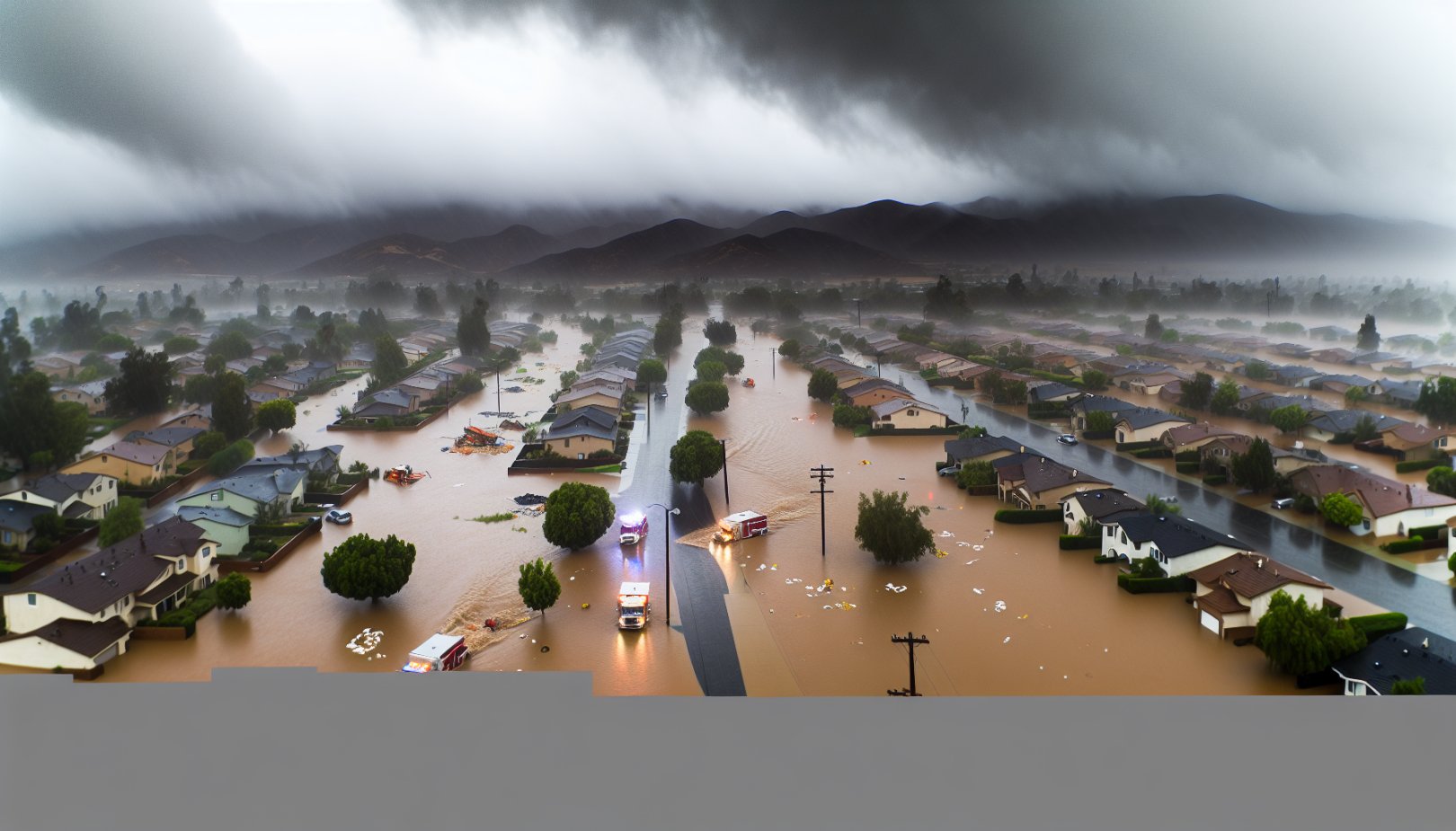 Alvorlig vinterstorm i California: Unntakstilstand og katastrofe