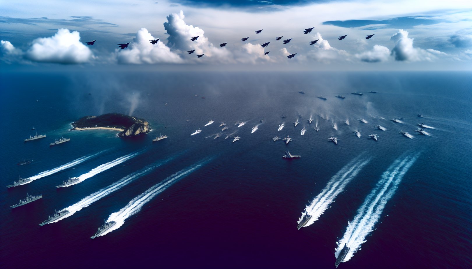 Kina presser Taiwan med massive militærøvelser etter USAs våpensalg