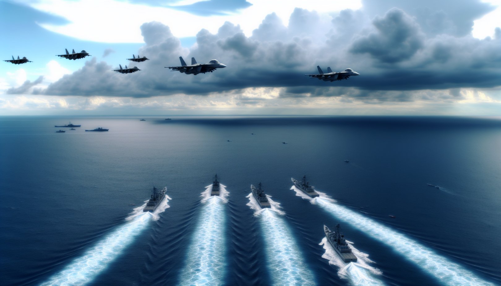 Kina viser militær makt rundt Taiwan med massive øvelser