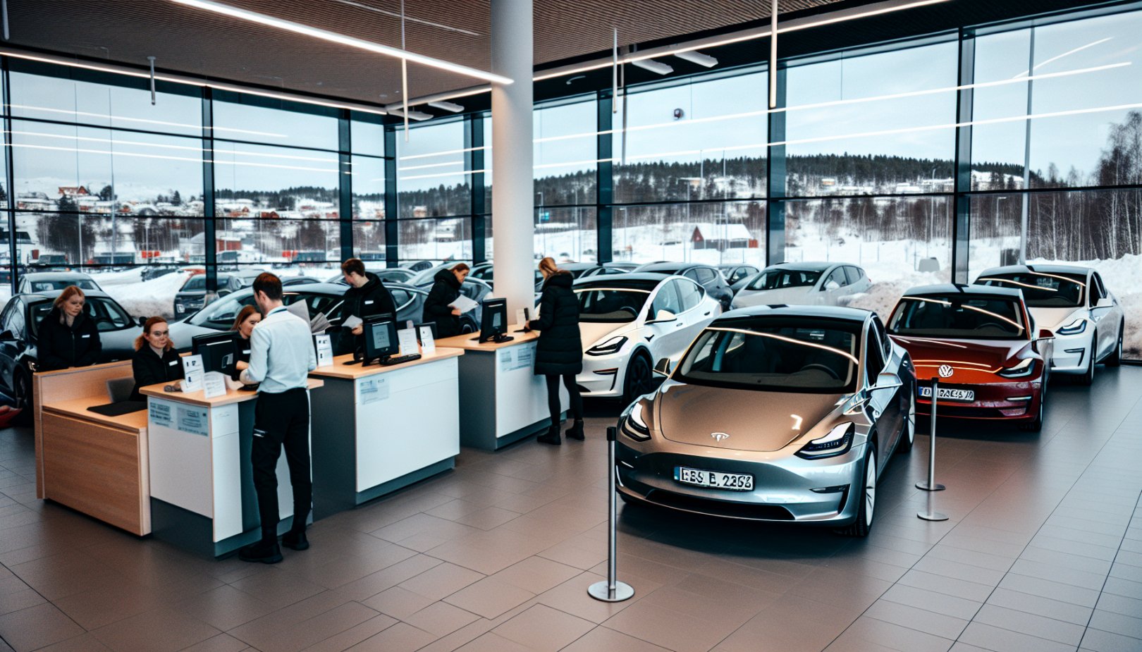 Rekordrush for elbilregistrering før momsøkning i 2026