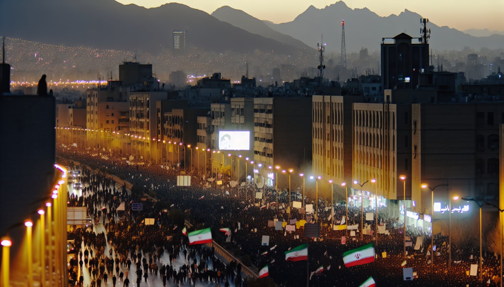 Protester i Iran: Største opprør på flere år mot regimet