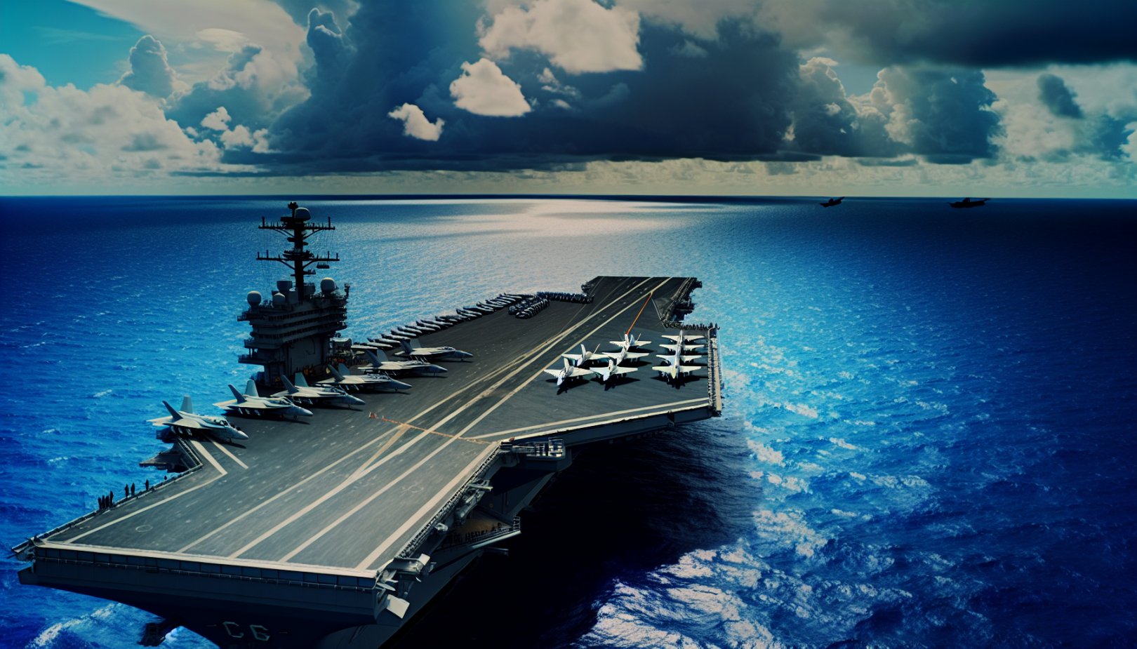 USA sender marinemakt mot Iran etter trusler om masshenrettelser