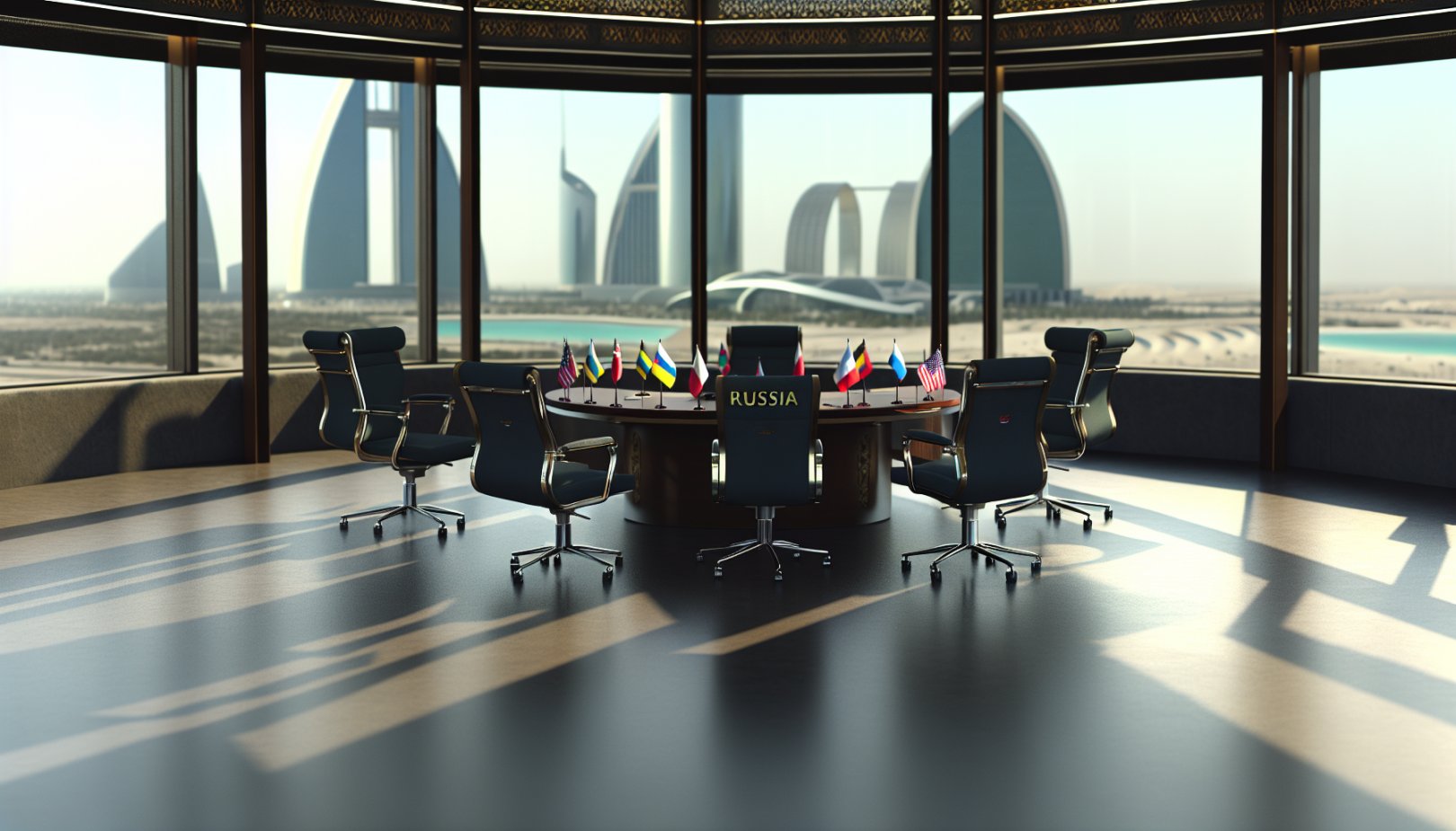 Fredssamtaler i Abu Dhabi avbrytes av russiske angrep på Ukraina