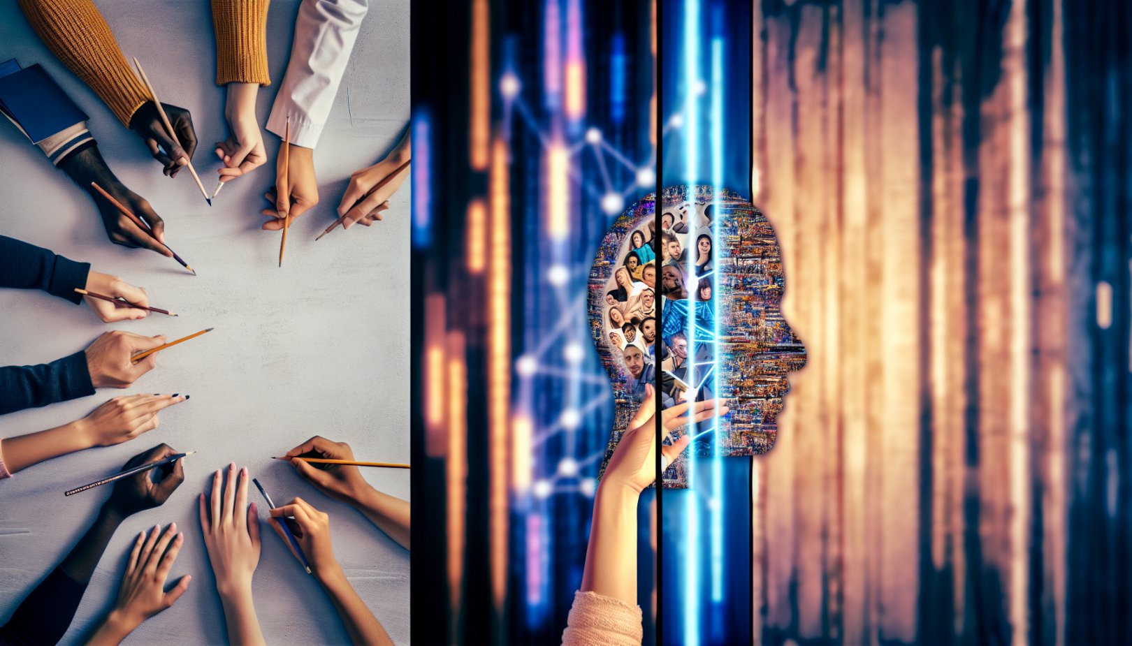 AI utfordrer kreativitet, men menneskelige skapere leder fortsatt