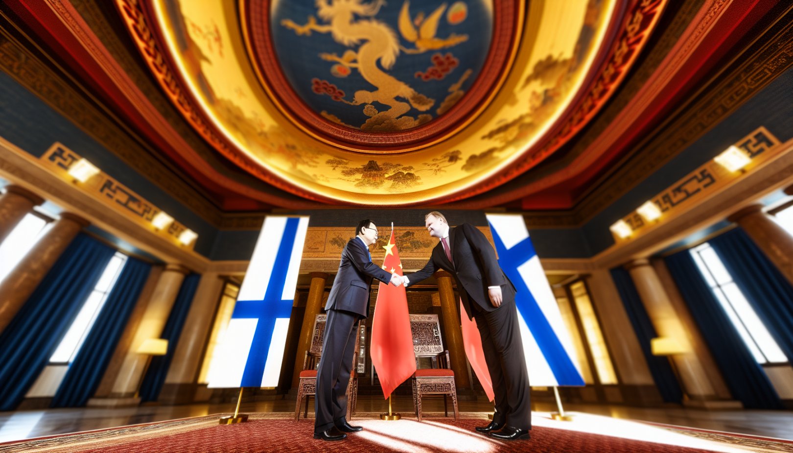 Kina åpner markedet: Finlands statsminister møter Xi Jinping i Beijing