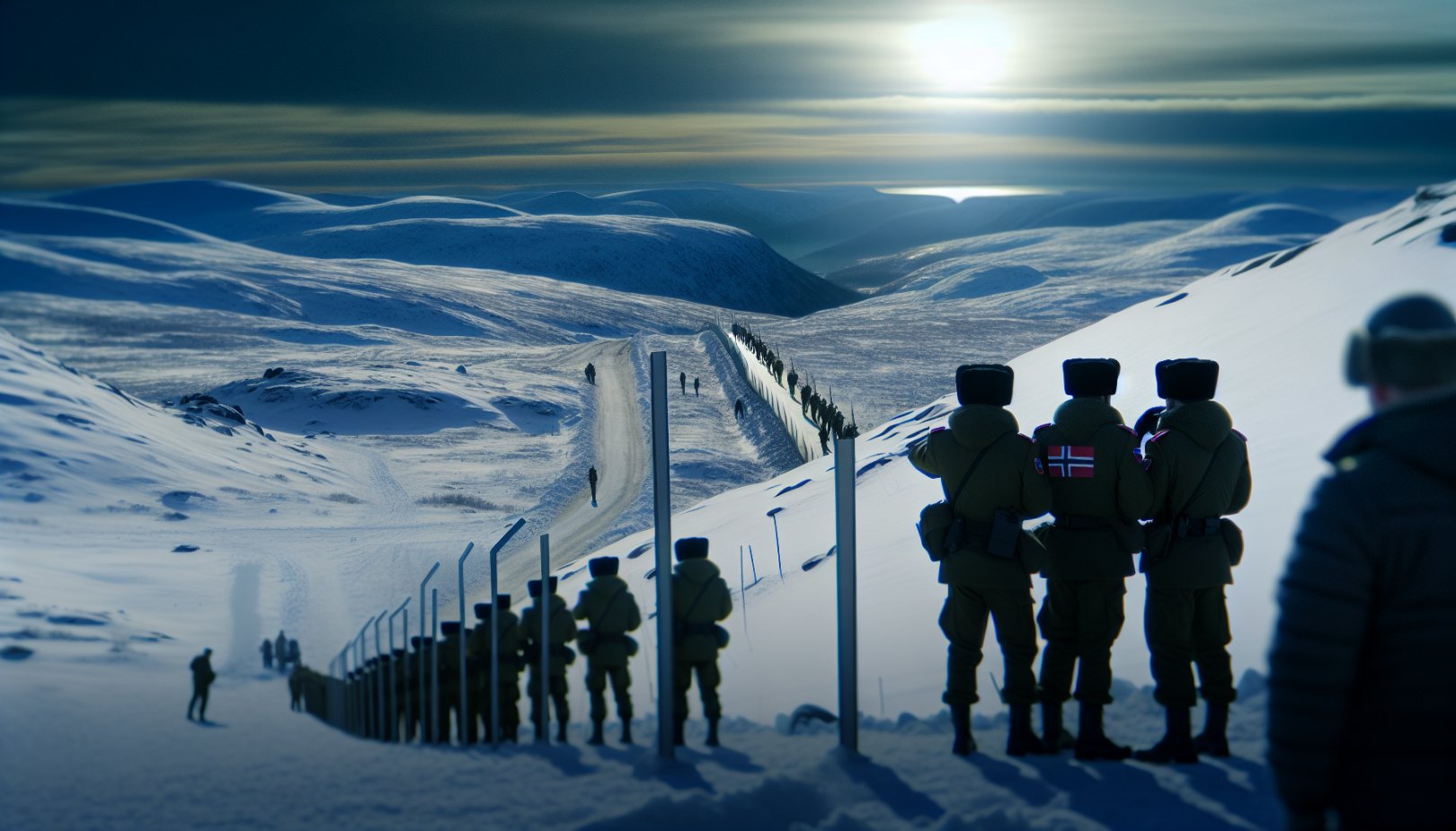 Prinsesse Ingrid Alexandra viser norsk suverenitet ved grensen mot Russland