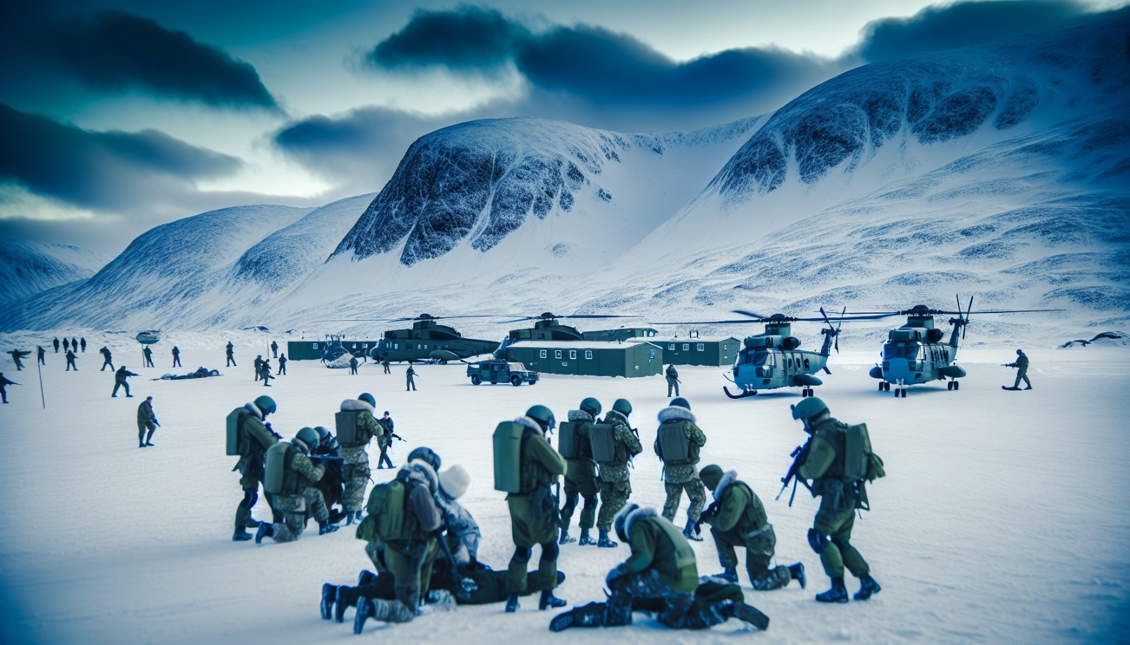 Storbritannia dobler styrken i Norge for å møte økt spenning i Arktis