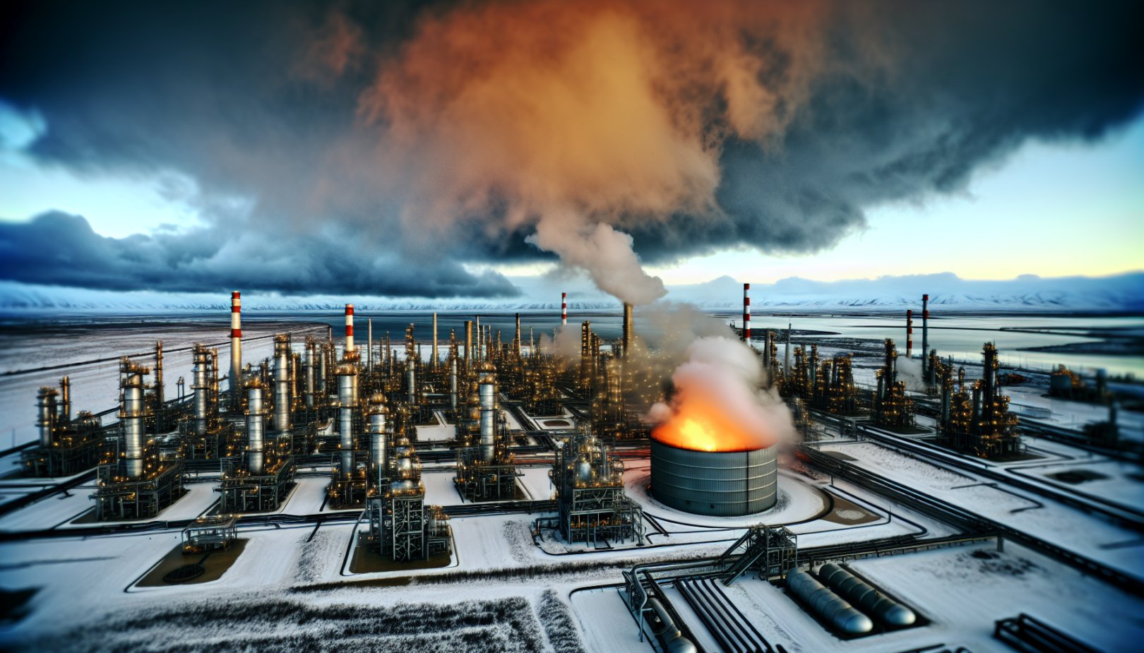 Ukraina setter ny rekord med droneangrep på russisk oljeraffineri