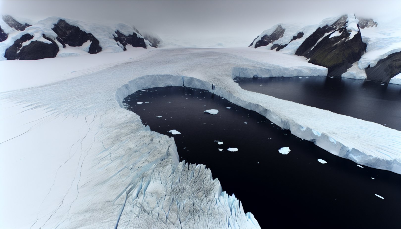 Dramatisk isras på Hektoria: 8 km tilbakegang på 60 dager!